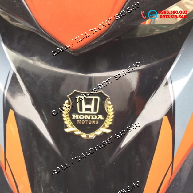 Logo HONDA / VIP/HUYNDAI MẶT NẠ XE MÁY SH 2012 - SH 2020, AB... (GIÁ 1 CHIẾC)