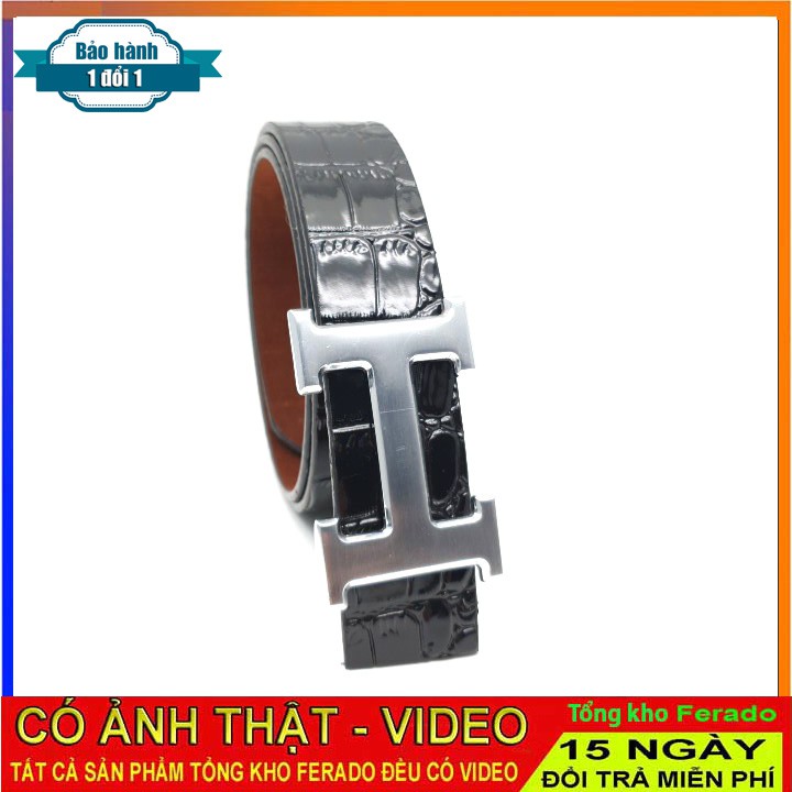 Dây thắt lưng may chữ H - M01