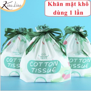 Khăn bông tẩy trang, khăn mặt dùng 1 lần lau khô lau ướt siêu tiện lợi- Kinakino phukienlamdep