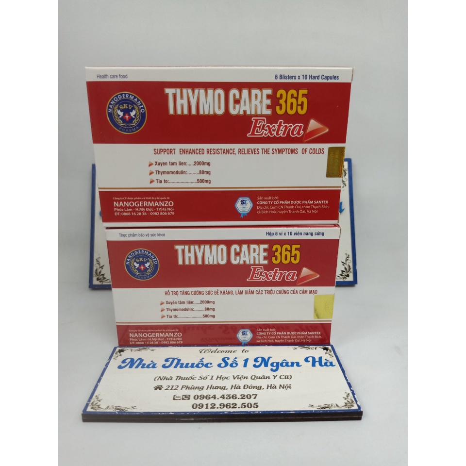 Thymo care 365 Extra - Viên uống tăng cường sức đề kháng