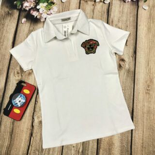 Áo thun cổ bẻ nữ