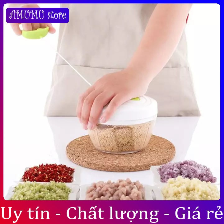 Máy Xay Hành Tỏi Bằng Tay Tiện Dụng Spin Cutter