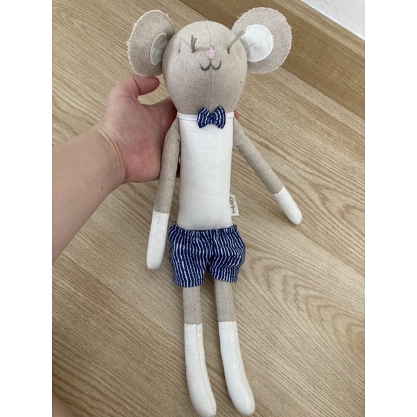 Chuột bông chính hãng Copenhagen Delights Danish Luxury - đồ chơi cao cấp an toàn cho bé