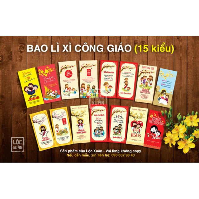 Bao lì xì Công Giáo 2019