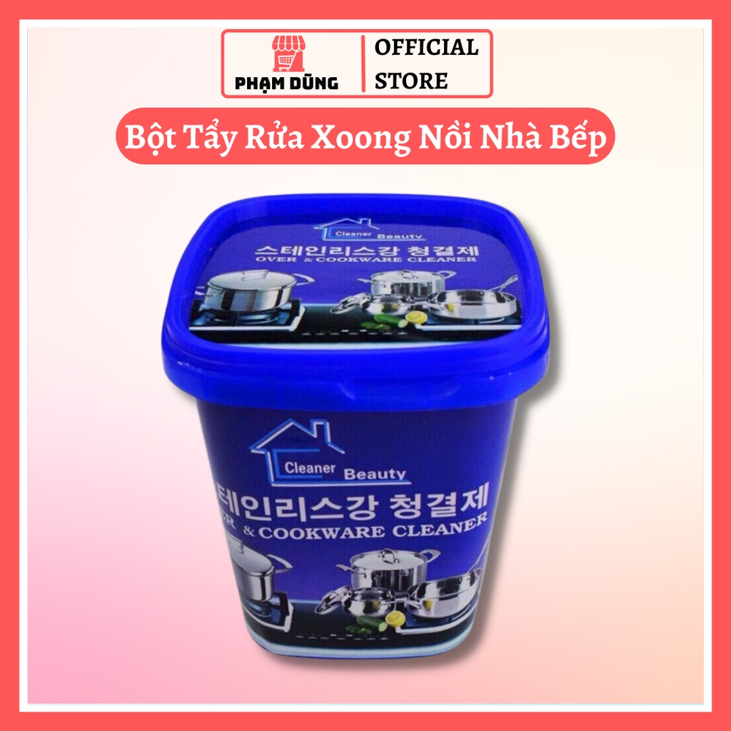 Bột Tẩy Rửa Xoong Nồi Công Nghệ Hàn Quốc , Kem Vệ Sinh Nhà Bếp Đa Năng