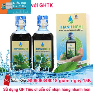 Combo 12 Bộ * 2 chai cai thuốc Thanh nghị cam kết hàng chính hãng (Khách sỉ,ctv)