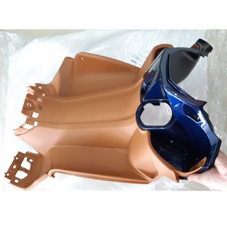 Ốp ổ khóa (Ốp bịt yếm) Nouvo LX - SX Xanh mực - Vàng nâu