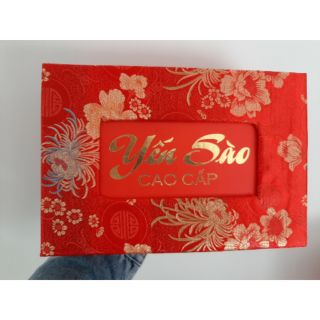 Hộp quà gấm đựng Yến Sào 🎁 hộp đựng đường
