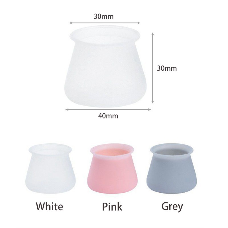 Vỏ Bọc Chân Bàn Ghế Bằng Silicon Chống Trượt Bảo Vệ Tiện Dụng