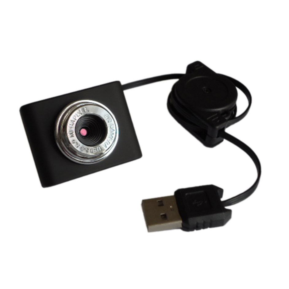 Webcam Cỡ Nhỏ Có Dây Cáp USB 2.0 Dài 5m Có Thể Thu Gọn Tiện Lợi