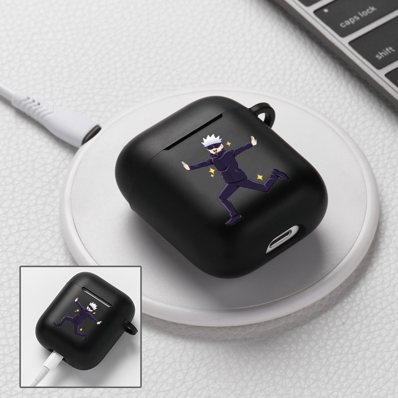 Jujutsu kaisen Vỏ Bảo Vệ Hộp Sạc Tai Nghe bluetooth airpods pro 3 1 2 Bằng Silicon Họa Tiết Hoạt Hình Suuji megumi nobara Dễ Thương