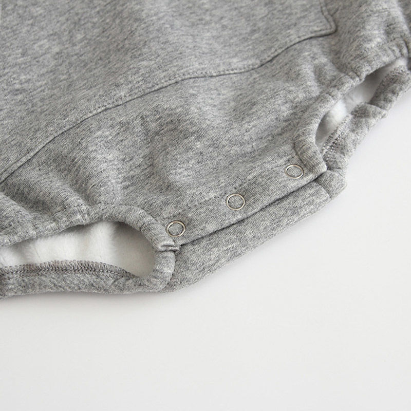 Áo Liền Quần Vải Nhung Phong Cách Hàn Quốc Cho Bé