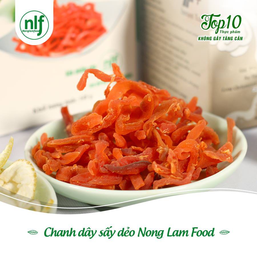 Chanh Dây Sấy Dẻo Túi 45g - Nông Lâm Food lưu giữ những giá trị thiên nhiên