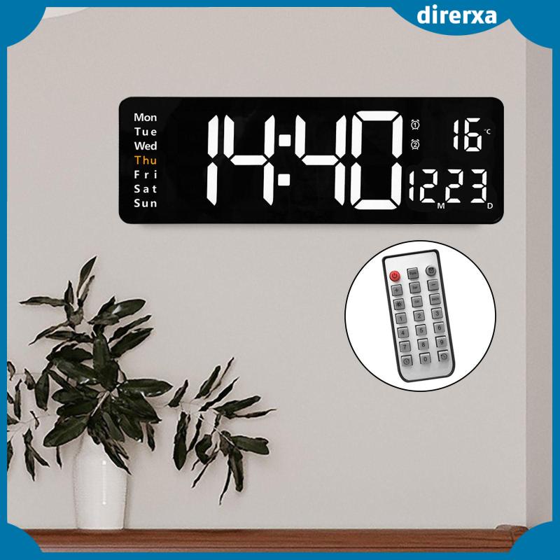 Đồng Hồ Treo Tường Kỹ Thuật Số Cỡ Lớn Ngày / / Nhiệt Độ / Độ Sáng / Điều Chỉnh Độ Sáng Cho Phòng Ngủ Trường Học