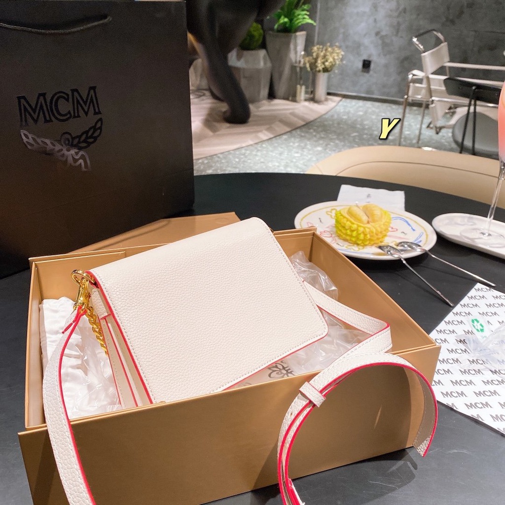 MCM Túi Đeo Chéo Phong Cách Vintage Hàn Quốc Thời Trang Cho Nữ