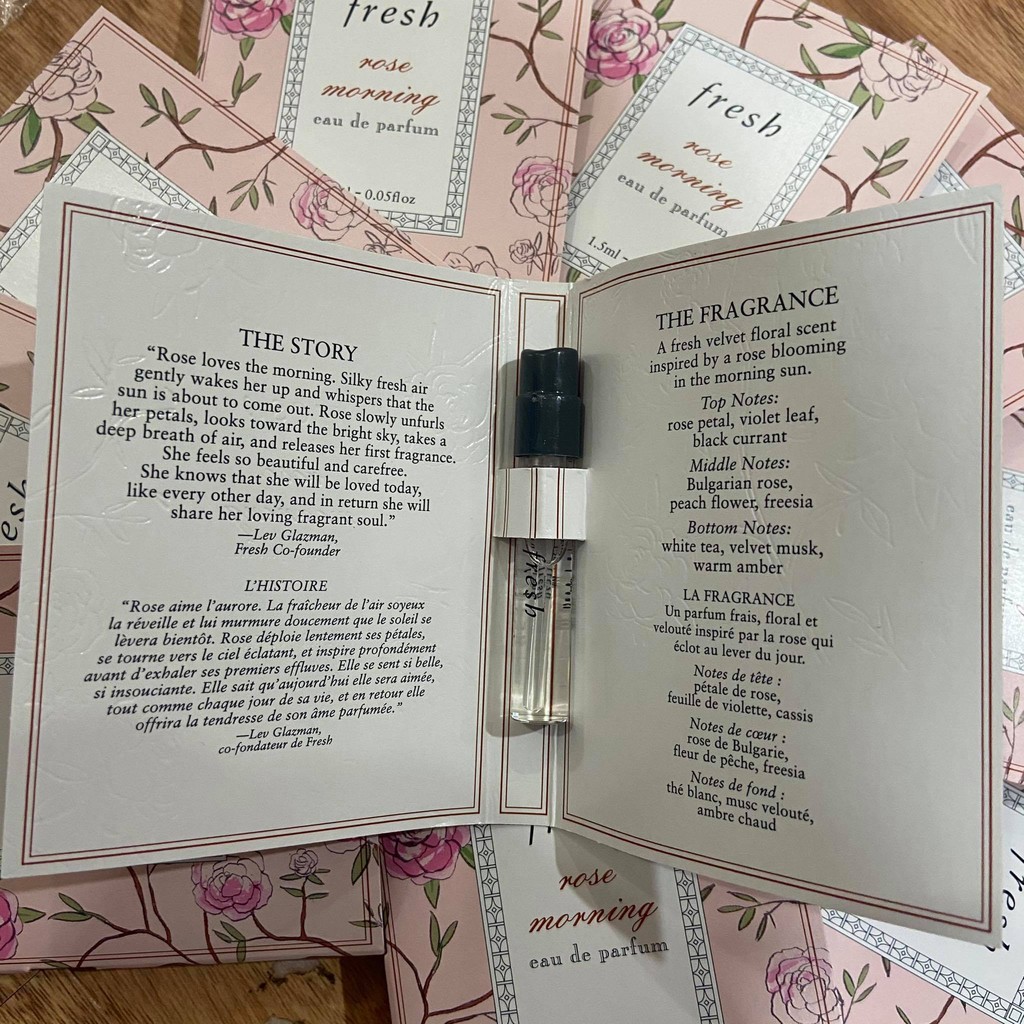 Mẫu thử nước hoa Fresh Rose Morning Eau de Parfum