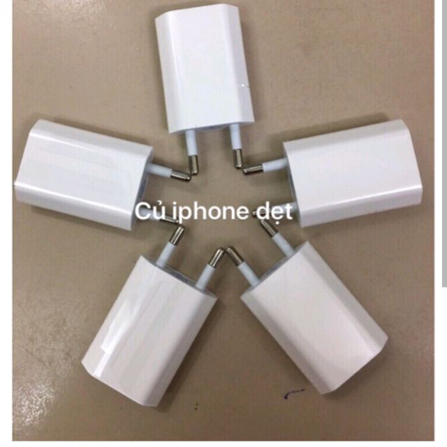 Củ sạc iphone dẹt