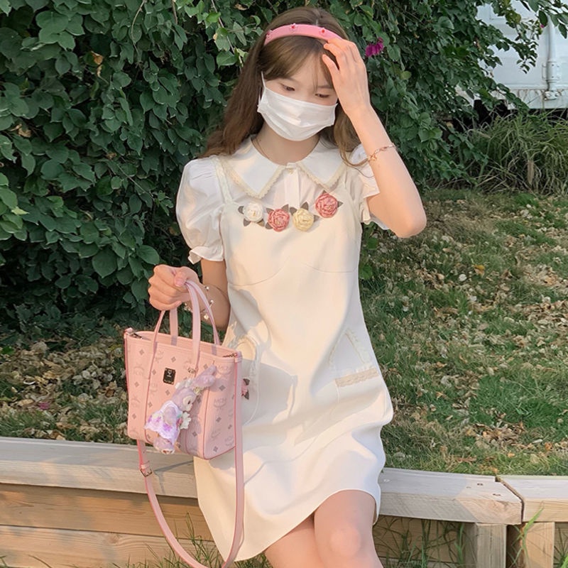 Đầm Hoa Hai Dây Thiết Kế Mới Xinh Xắn Ngọt Ngào Thời Trang Dành Cho Nữ