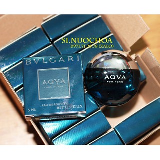 Nước hoa mini Bvlgari Aqva Pour Homme 5ml