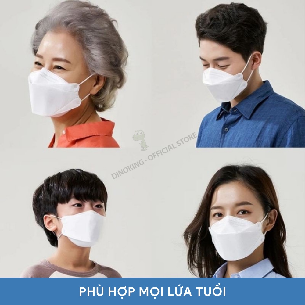 Khẩu trang KF94 4D mask UNIQ (chính hãng UNIMASK) Khẩu trang y tế 4 lớp Hàn Quốc kháng khuẩn chống bụi mịn KT01