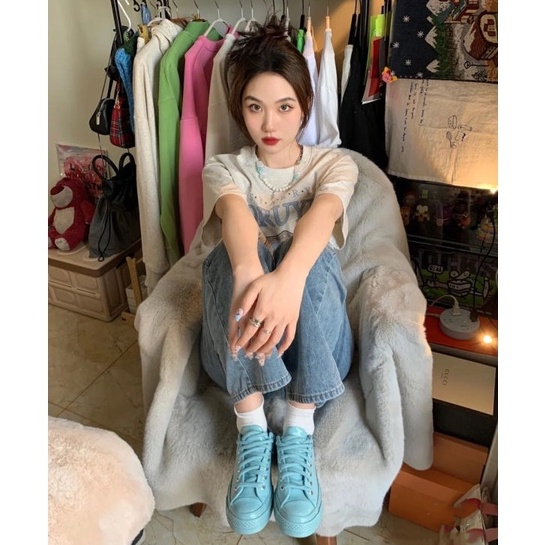 Áo Thun Nữ Ngắn Tay In Hình Thời Trang