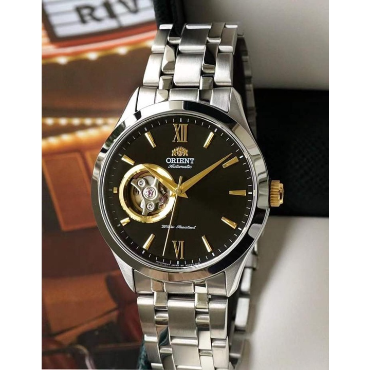 Đồng Hồ Nam Orient Automatic Mặt Đen Golden EYE 2 Automatic FAG03002B0 sang trọng size mặt 40mm - bảo hành 12 tháng