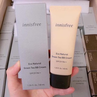 Kem nền innisfree eco natural green tea bb cream spf29 pa++ 40ml