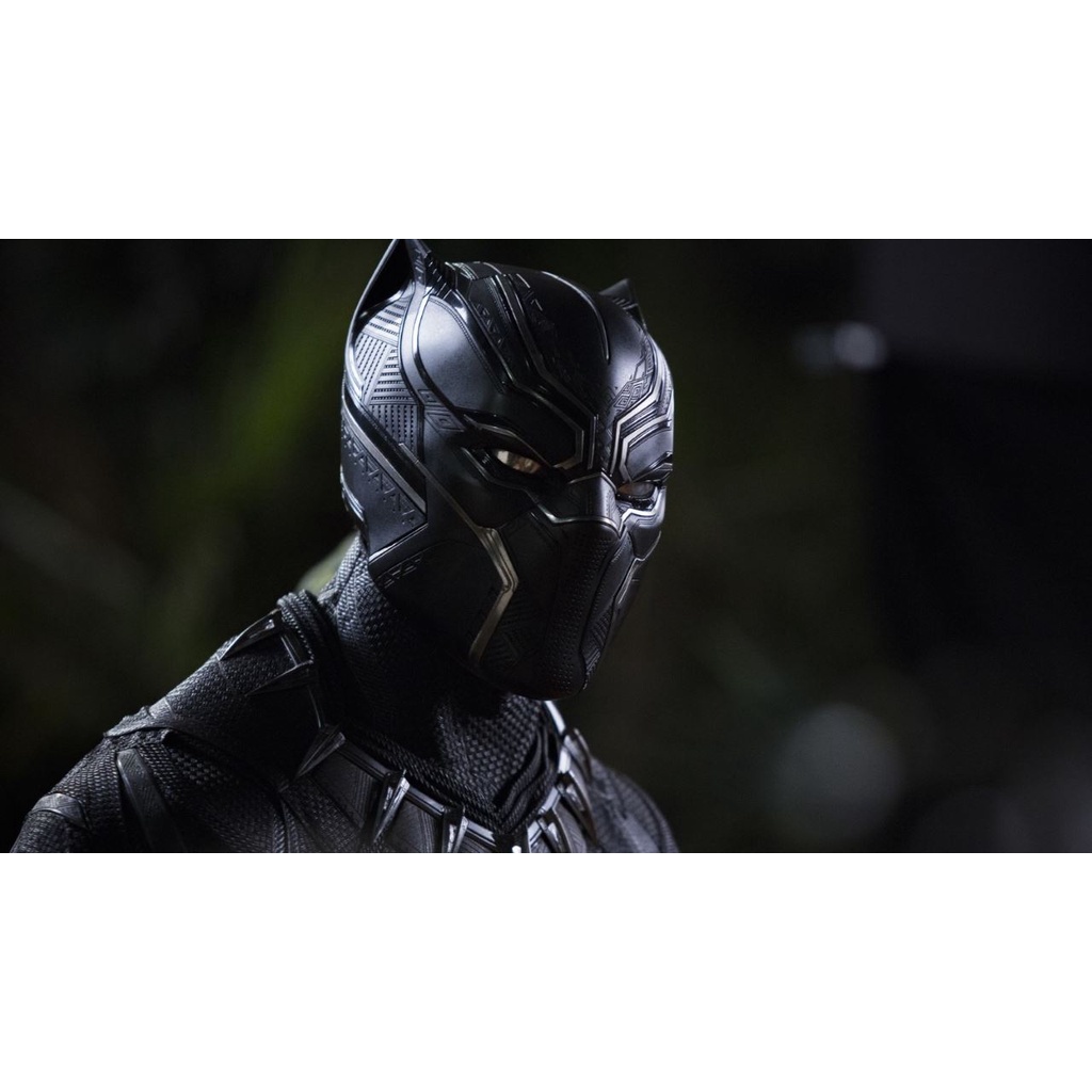 Mặt nạ chiến binh báo đen Black Panther có đèn phát sáng hóa trang Trung thu , Halloween cho bé