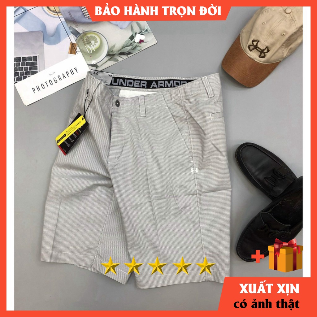 [ HÀNG CHÍNH HÃNG ] Quần short Kaki nam UN.D.E.R AR.M.O.UR BẢO HÀNH TRỌN ĐỜI