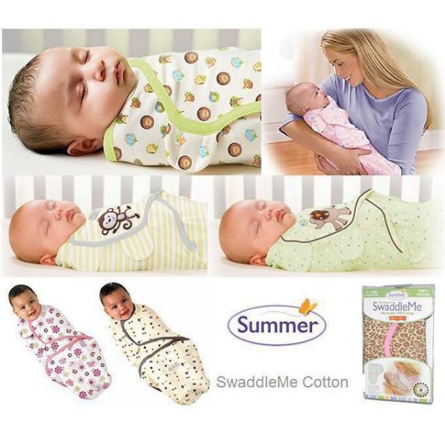 [Mã 267FMCGSALE giảm 8% đơn 500K] Ủ cuốn cotton dạng kén swaddle mềm mại cho bé/nhiều mẫu