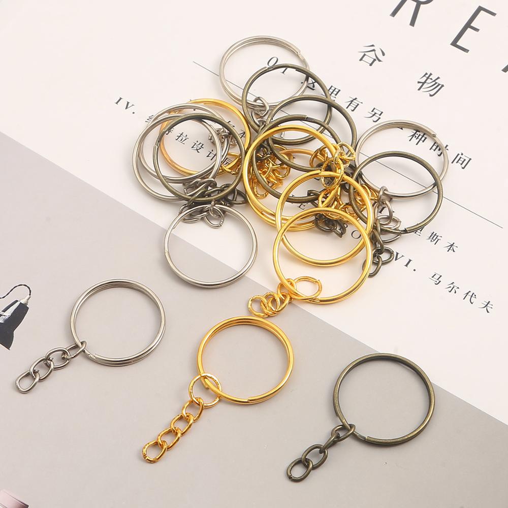 Set 10 Móc Khóa Dài 20mm Bằng Sắt Dùng Tự Làm Đồ Thủ Công