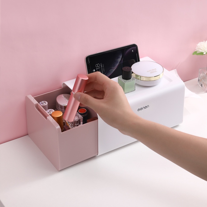 Hộp Đựng Khăn Giấy Đa Năng Thiết Kế Nhỏ Gọn Tiện Dụng Dành Cho Gia Đình