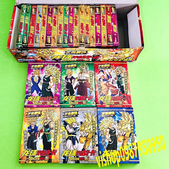 HỘP THẺ BÀI 7 VIÊN NGỌC RỒNG DRAGON BALL-SONGOKU NHIỀU NHÂN VẬT