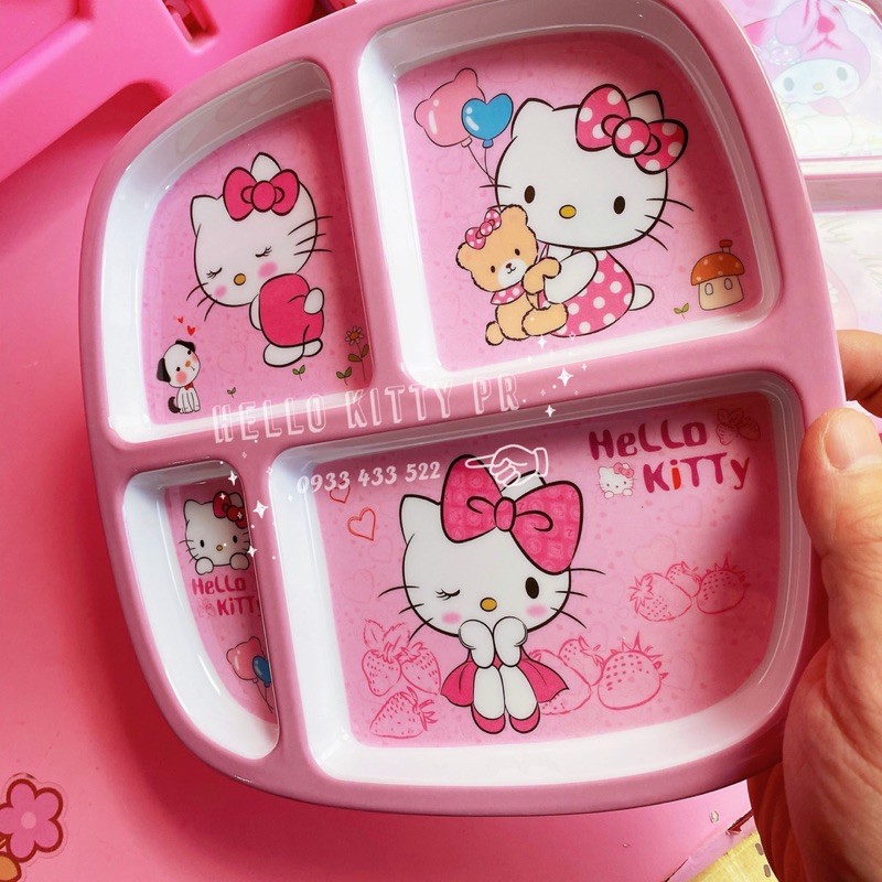 Khay 4 ngăn HelloKitty - Doremon Doraemon