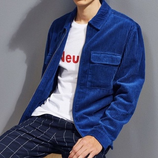 Sơ mi nhung tăm unisex