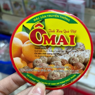 100 cái tem ô mai decan tròn  8cm hoặc 11cm dùng để dán hộp ô mai