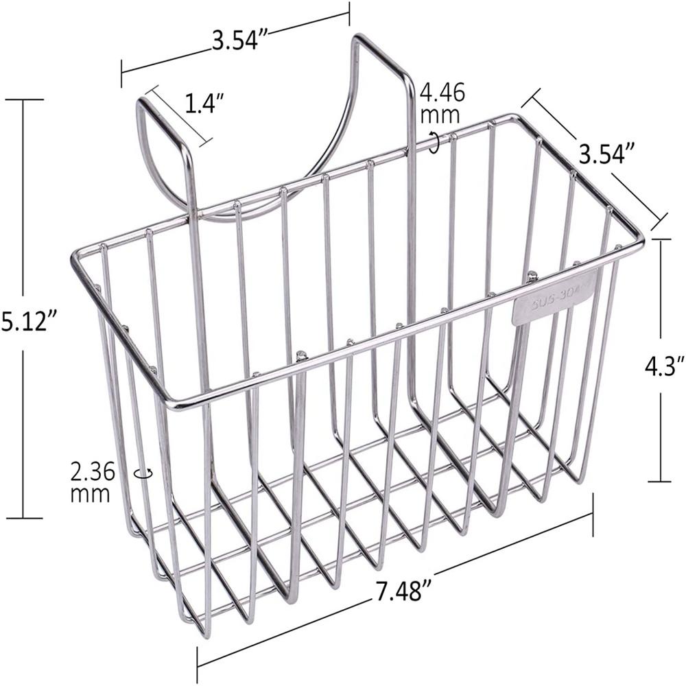 Giá Đỡ Miếng Bọt Biển Rửa Chén Bằng Thép Không Gỉ Chống Rỉ Sét