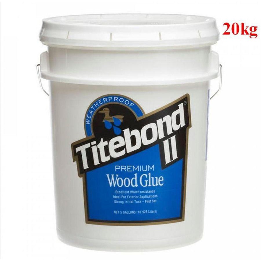 Keo Dán Gỗ Nội Thất, Ngoại Thất Titebond II Premium 20KG