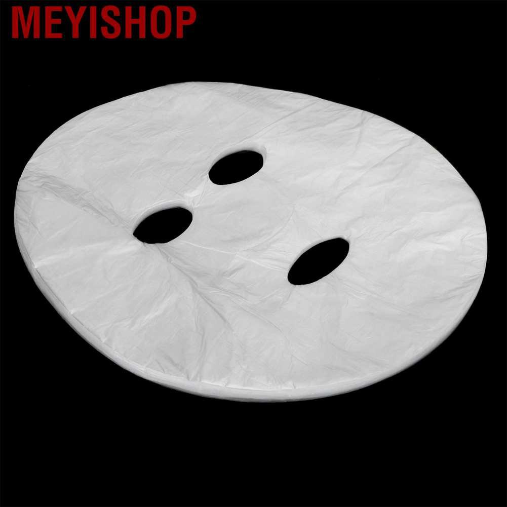 Meyishop 600pcs Disposable Plastic Film Facial Mask Paper DIY Beauty Skin Care Sheet