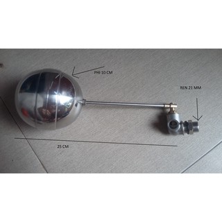 Van phao cơ inox 21mm - van phao cơ 21 loại kinh tế nhất