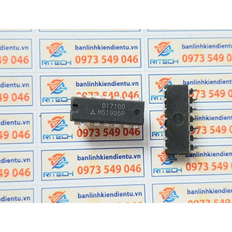 Combo 2 con M51996AP, M51996P IC nguồn DIP-14