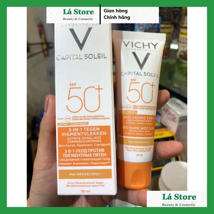 Kem Chống Nắng Ideal Vichy Capital Soleil Anti-Aging SPF50 PA+++UVA &amp; UVB 50ml