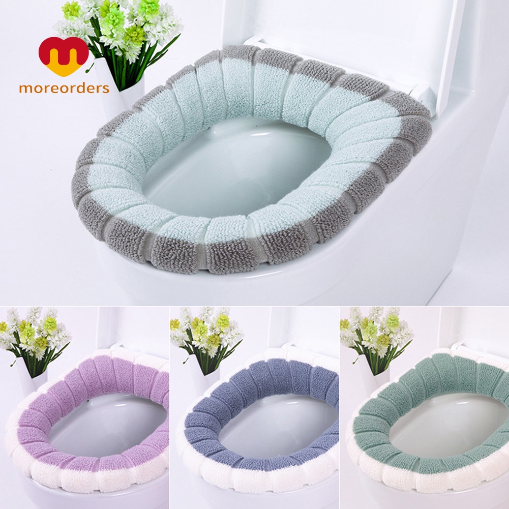 Thảm lót bồn cầu chất liệu vải mềm có thể giặt sạch tiện dụng