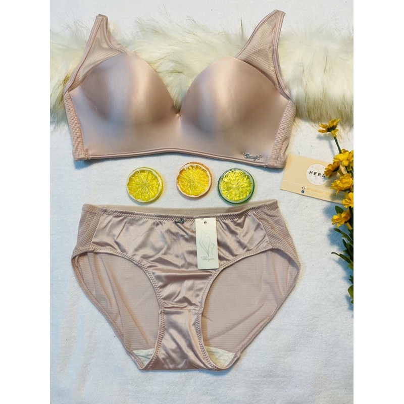 Bộ đồ lót nữ đúc su phối ren đẹp xuất Nhật HERA shop | BigBuy360 - bigbuy360.vn