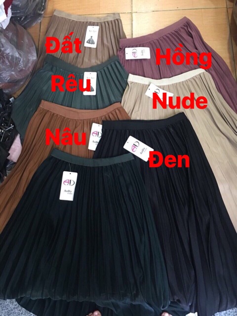 Chân váy xếp ly nhũ hàng Quảng Châu | BigBuy360 - bigbuy360.vn