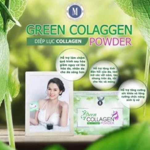 [CHÍNH HÃNG] Diệp Lục Collagen Làm Đẹp Da Sạch Mụn Mờ Nám Tàn Nhang Tăng Cường Nội Tiết Tố Giảm Khô Hạn Cho Phụ Nữ