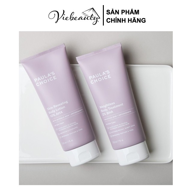 Kem Dưỡng Thể Làm Sáng Da chứa 10% AHA Paula's Choice Skin Revealing Body Lotion 10% AHA 210ml - Viebeauty | BigBuy360 - bigbuy360.vn