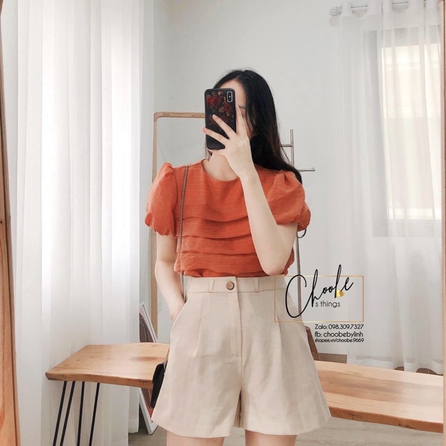 Quần Sooc, Quần Short Nữ Vải Xước X.0 Hàn, Chất Vải Thoáng Mát, Phong Cách Thời Trang Hàn Quốc
