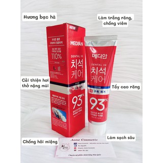 Kem Đánh Trắng Răng Median 93% Tooth-Paste 120gr