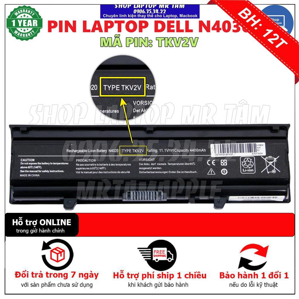 Pin Laptop DELL N4030 - 6 CELL - Inspiron 14V N4020 N4030D N4030